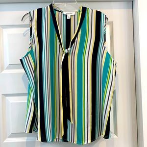 Striped sleeveless shirt